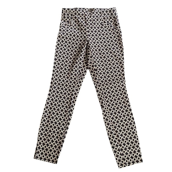 {Joe B} Hexagon Print Fitted elastic Waist Straight let Dress Pants - Picture 1 of 9